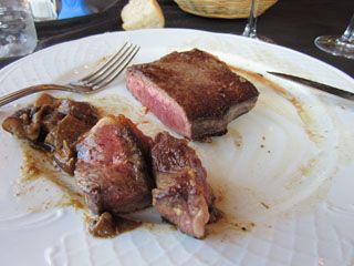 Entrecotte restaurante la Chata Isla Cantabria