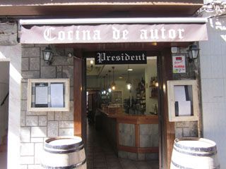 Fachada Restaurante President Castro Urdiales