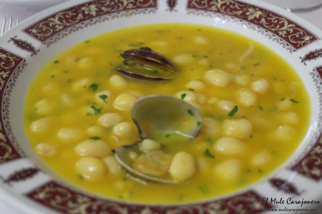 Alubias Blancas con almejas Mizmaya Hoznayo