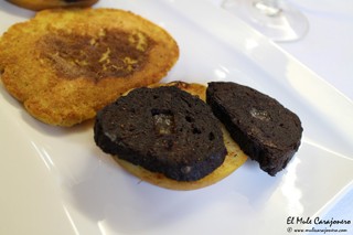 Boronos sobre tortos de maiz Restaurante Parrila El Carmen Cosio