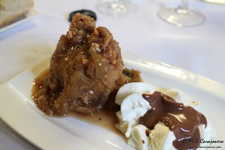 Manzana asada rellena de nueces Restaurante Parrila El Carmen Cosio