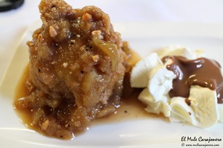 Manzana asada rellena de nueces Restaurante Parrila El Carmen Cosio