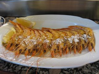 Racion gambas Flor de Tetuan Santander