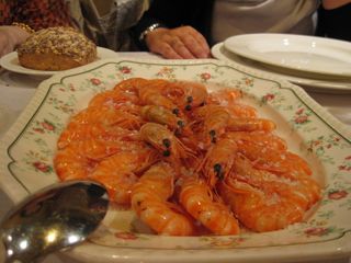 Langostinos de Sanlucar Restaurante Hosteria de Adarzo Santander
