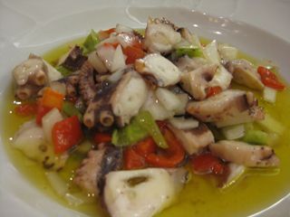 Pulpo vinagreta Flor de Tetuan Santander