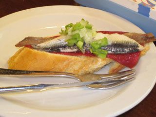 Pinchos Barra Boqueron y Anchoa Segoviano Restaurante Castro Urdiales