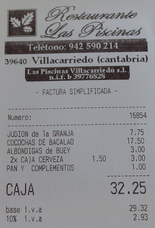 Restaurante Las Piscinas Vilacarriedo