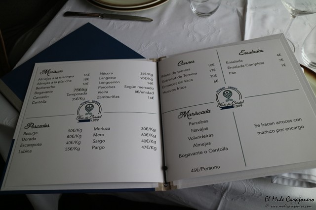 Restaurante Tira do Cordel Fisterra coruña Galicia