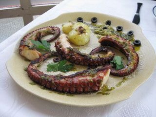 Pulpo a la plancha la cubana Santander