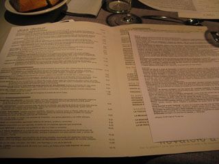 Carta Restaurante Dias de Sur Santander