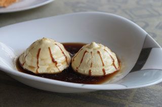 Helado Pedro Ximenez  Restaurante Casa Nacho Ruente