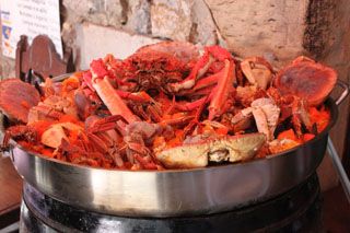 Paella restaurante Marisqueria Quique Comillas Cantabria