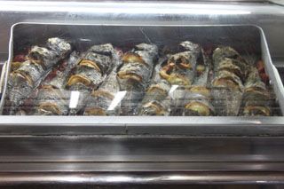 Chicharro al Horno restaurante Marisqueria Quique Comillas Cantabria