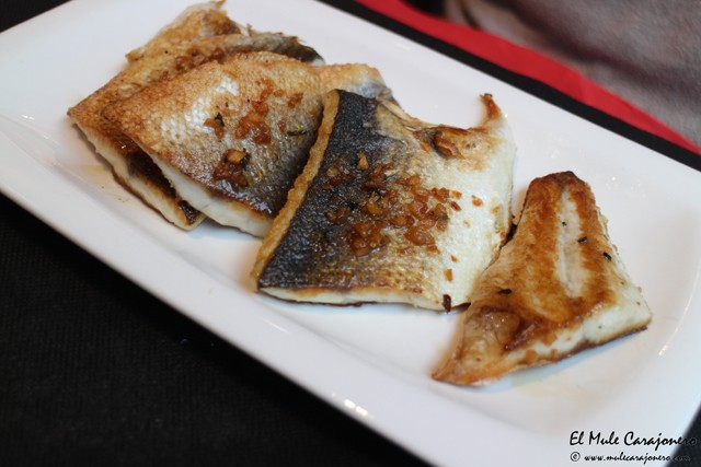 Lubina a la plancha restaurante Hijos de Gelin Santander 