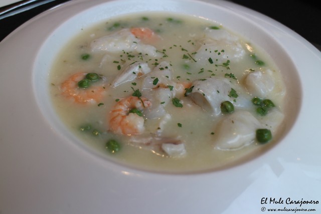 Cocochas de bacalao en salsa verde restaurante Hijos de Gelin Santander 