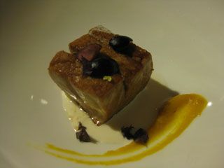 Atun con salsa de almendras, aceitunas Puente Arce Restaurante El Nuevo Molino