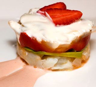 Postre fresas Restaurante Nuevo Segoviano Santander