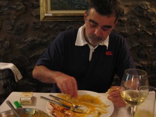 Langostinos Jalapeños  Restaurante Nuevo Segoviano Santande