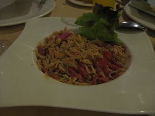 Carpaccio de solomillo y virutas de foie Astillero Restaurante Teatro