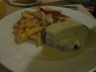 Solomillo al queso de tresviso Astillero Restaurante Teatro