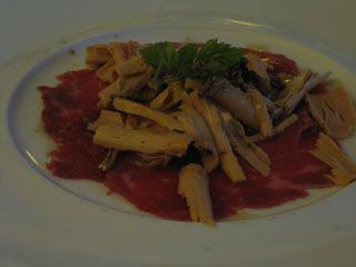 Carpaccio de Wagyu El Serbal Santander Restaurante
