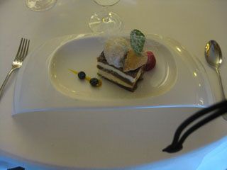 tarta de chocolate y helado de queso El Serbal Santander Restaurante