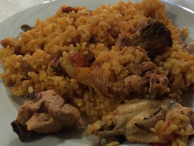 Paella en La Barca de Treto 