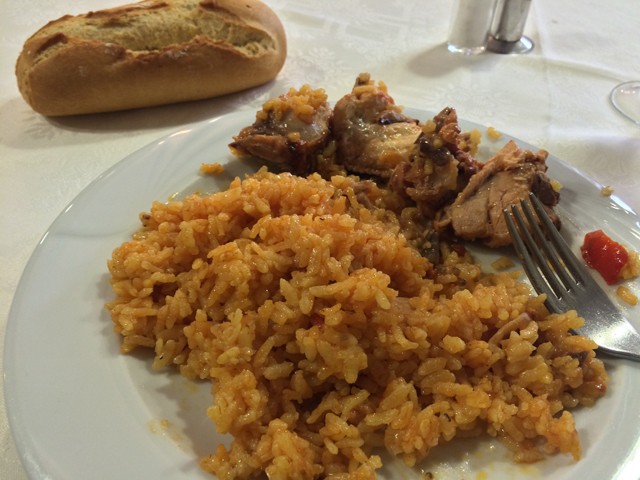 Paella en La Barca de Treto 