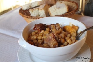 Garbanzos Guisados en Pejanda Casa Molleda