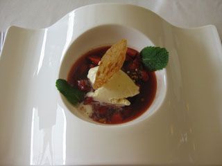 Fresas al oloroso  El Serbal Santander Restaurante