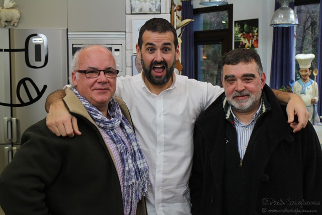 Pacho, David de Jorge y el Mule Carajonero en el Plato de Robin Food