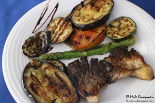 Verduras a la plancha Restaurante La Bocana Santander