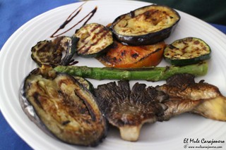 Verduras a la plancha Restaurante La Bocana Santander