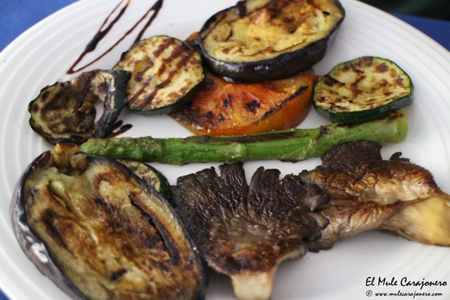 Verduras a la plancha Restaurante La Bocana Santander