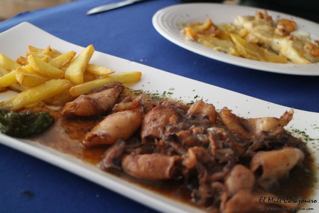 Maganos encebollados Restaurante La Bocana Santander
