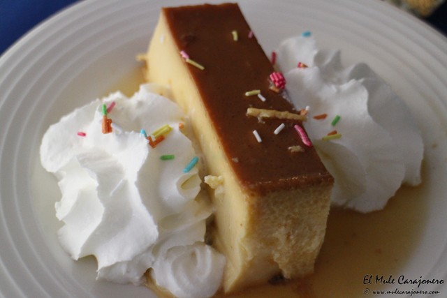 Flan casero Restaurante La Bocana Santander