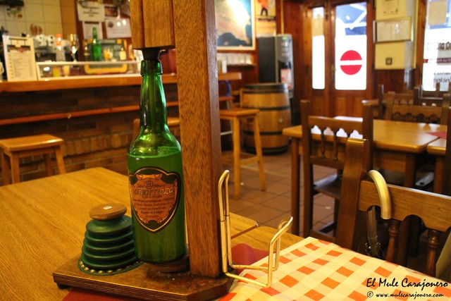 Sidra Somarroza en Restaurante Brasas Santander