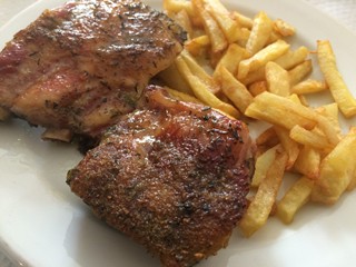 Costilla al horno restaurante Yedra`s Nueva Montaña