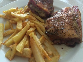 Costilla al horno restaurante Yedra`s Nueva Montaña