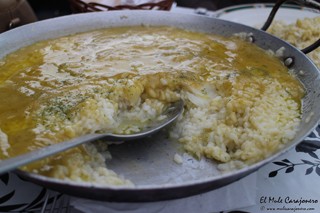 Arroz con bacalao al pil pil Restaurante Arrnia Loungue title=