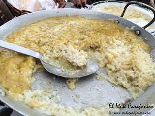 Arroz con bacalao al pil pil Restaurante Arrnia Loungue