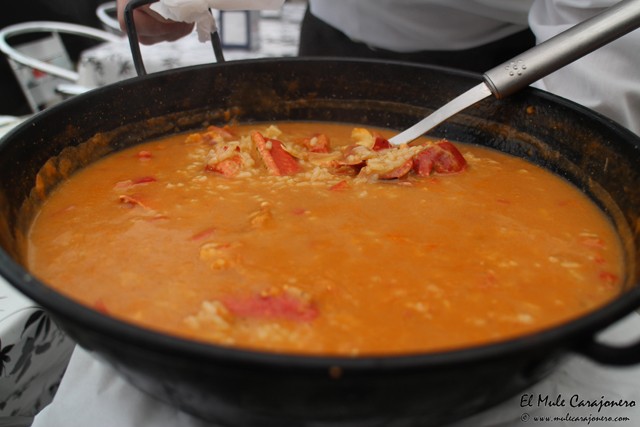 Arroz con bogabante Restaurante Arrnia Loungue