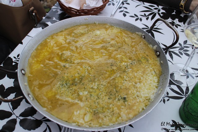 Arroz con bacalao al pil pil Restaurante Arrnia Loungue