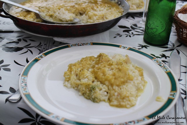 Arroz con bacalao al pil pil Restaurante Arrnia Loungue
