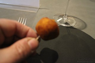 Tapa Croqueta Restaurante Paladar y Tomar Santander