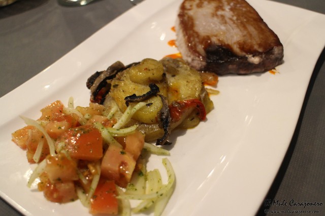 Atun a la plancha Restaurante Paladar y Tomar Santander