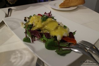 Láminas de bacalao y berenjenas Puerta 23 restaurante Santander