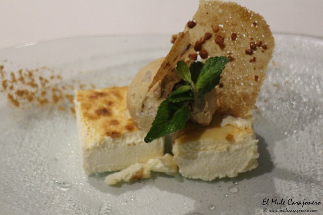 Tarta de turrón con helado 23 restaurante Santander
