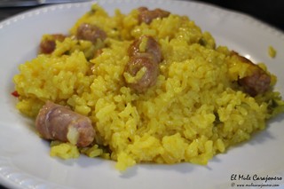 Arroz con salchicas Restaurante Tinin Puente Arce 