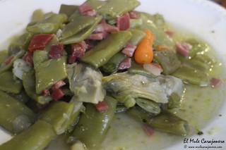 Menestra de verduras Restaurante Tinin Puente Arce 